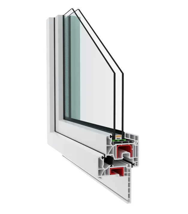 Termo Evolution 80 Renovace — řez profilem